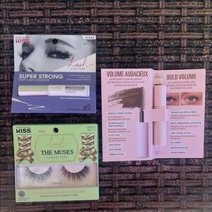 Kylie Cosmetics Kylash Mascara Kiss Lash Couture Adhesive and Muses Lashes